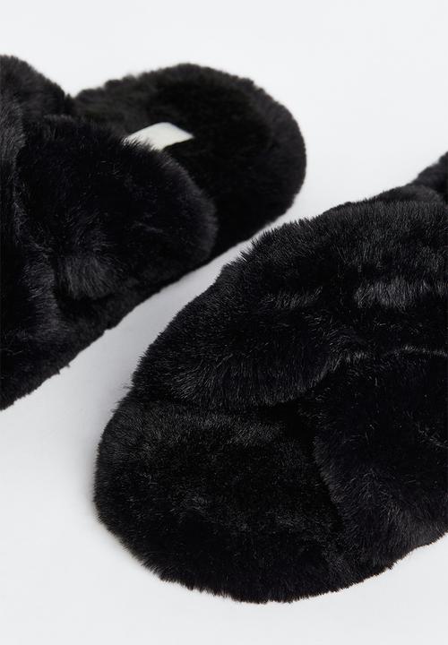 H&M - Slippers - black