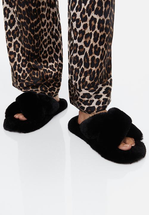 H&M - Slippers - black