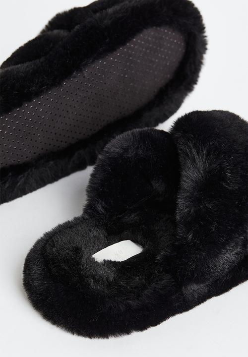 H&M - Slippers - black