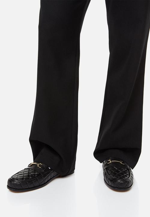 H&M - Quilted mule loafers - black