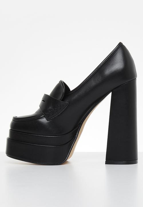 Footwork - Brenta platform heel - black