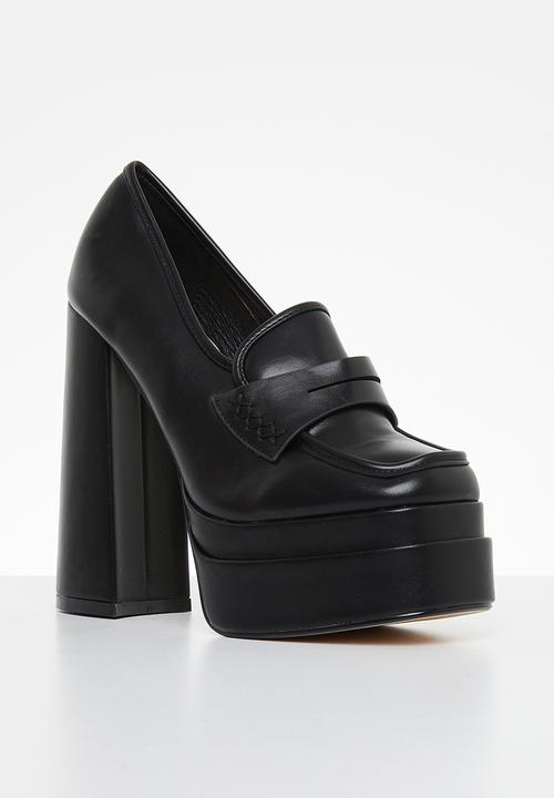 Footwork - Brenta platform heel - black