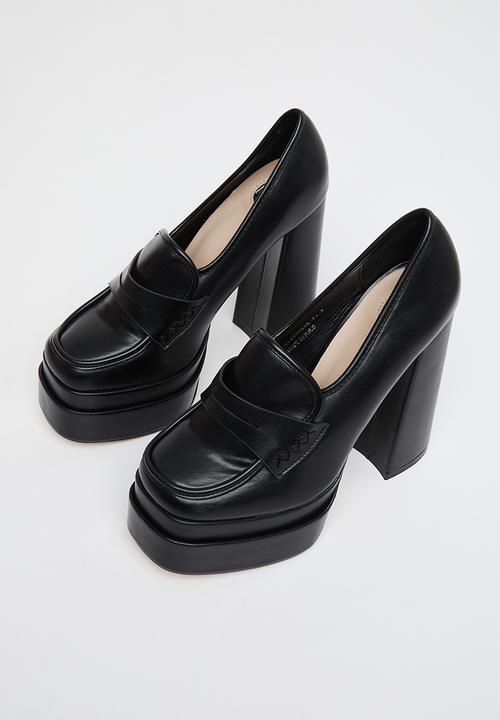 Footwork - Brenta platform heel - black