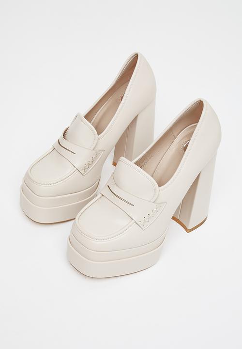 Footwork - Brenta platform heel - stone