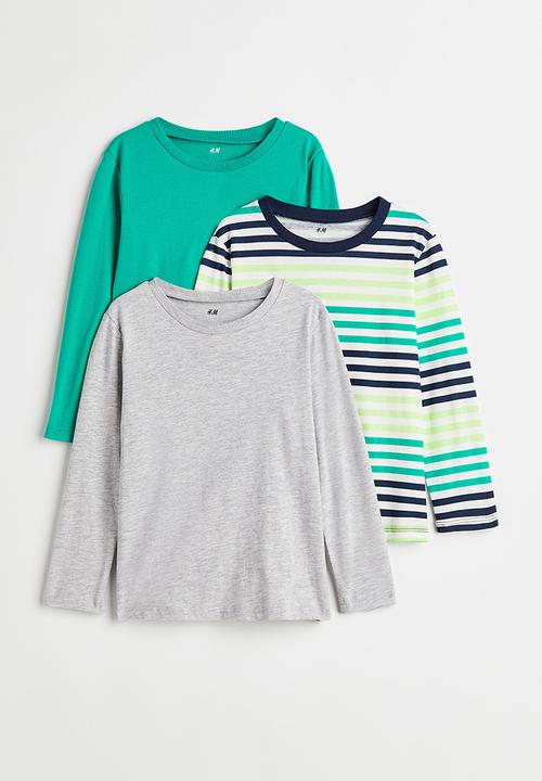 H&M - 3-Pack jersey tops - multi 