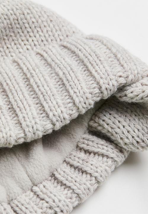 H&M - Knitted 2-piece set - light grey