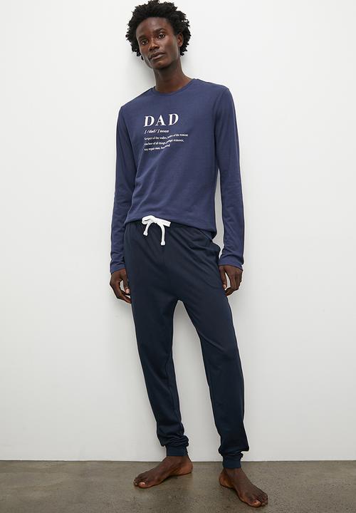 Superbalist - Plain lounge pant - navy