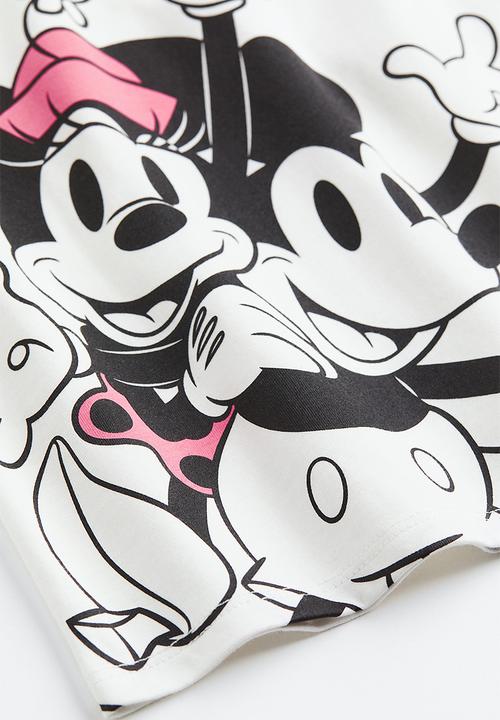 H&M - Printed T-shirt - white/disney
