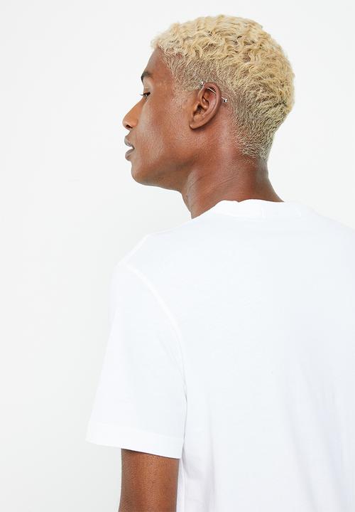 Calvin Klein - Small center box tee - bright white
