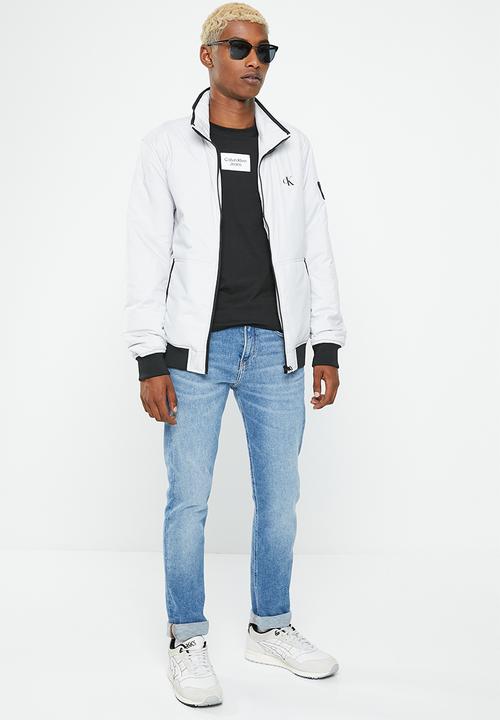 Calvin Klein - Padded harrington jacket - ghost grey