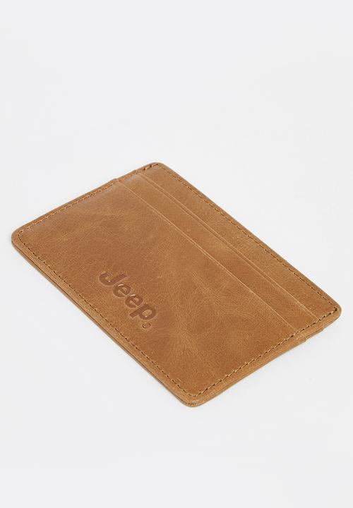 JEEP - Leather cardholder - choc