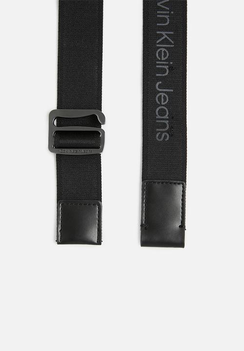 Calvin Klein - Slider logo webbing 35mm - black