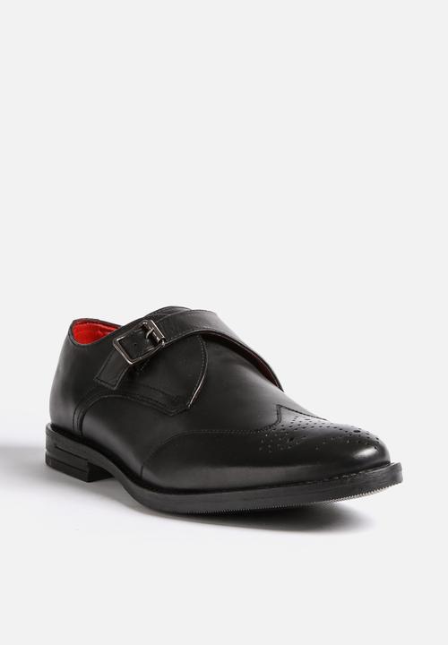 Base London - Hailes leather monk strap