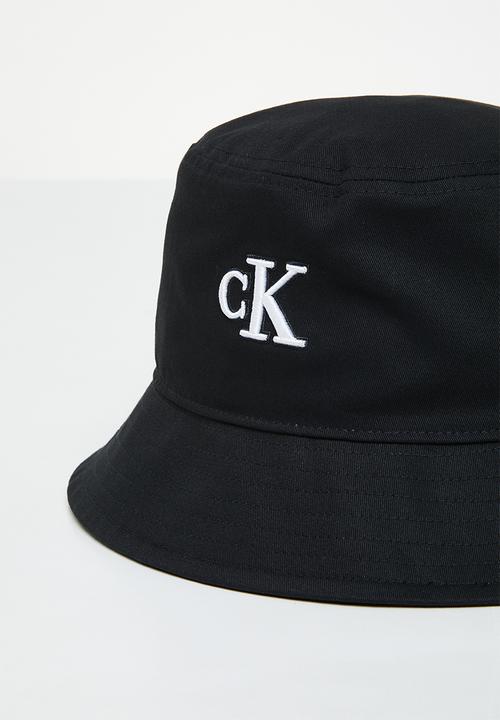 Calvin Klein - Monogram soft bucket hat - black