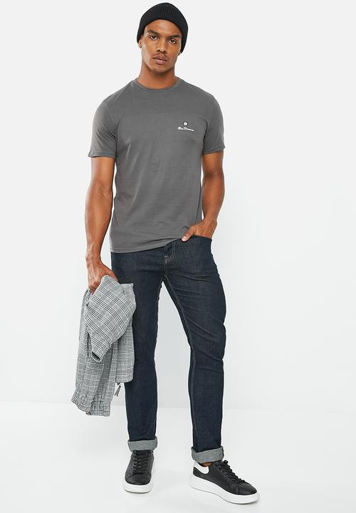 Ben Sherman - ESSENTIAL TARGET TEE - CHARCOAL