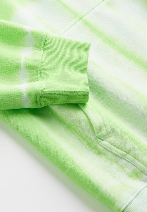 H&M - Relaxed fit hoodie - bright green/jaws