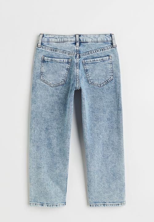 H&M - Comfort stretch straight fit jeans - light blue
