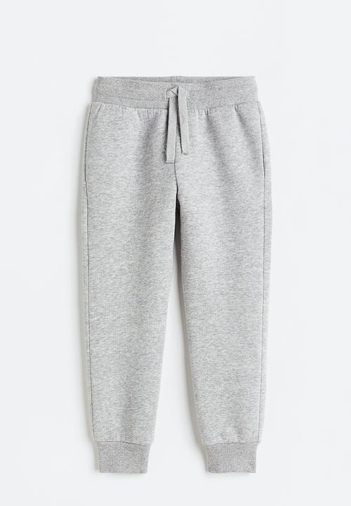 H&M - Brushed-inside joggers - light grey