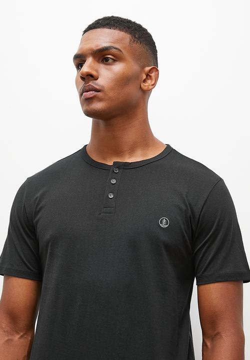 Lark & Crosse - Texas grandpa pocket tee - black