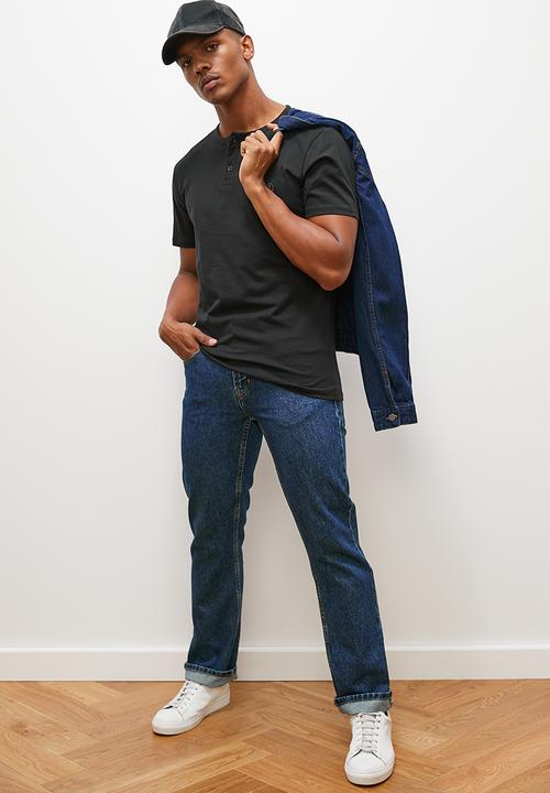 Lark & Crosse - Texas grandpa pocket tee - black