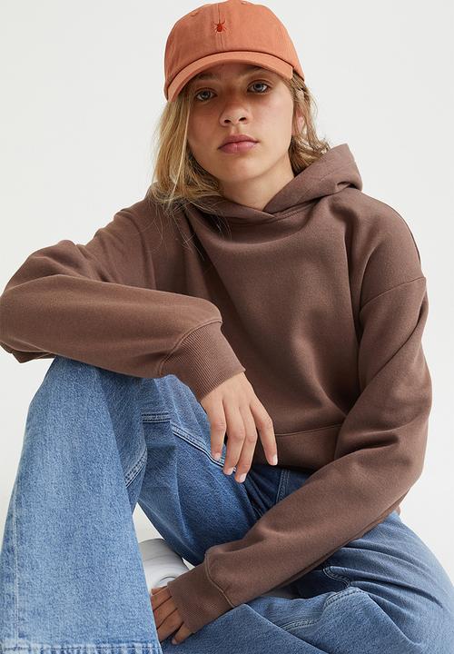 H&M - Oversized hoodie - brown