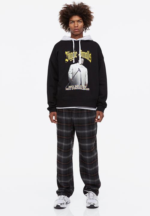 H&M - Relaxed fit sweatshirt - black/the notorious b.i.g.