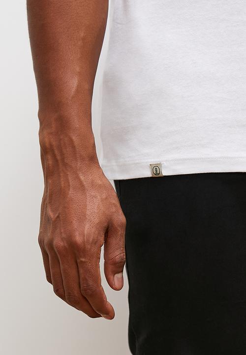Lark & Crosse - Texas grandpa pocket tee - white