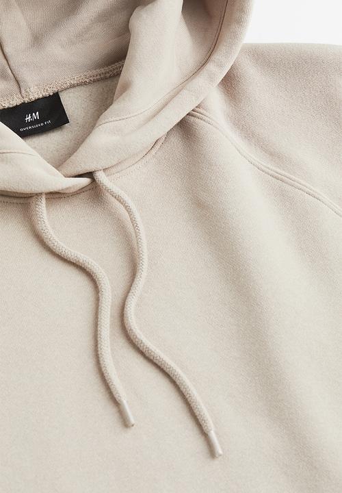 H&M - Oversized fit hoodie - greige