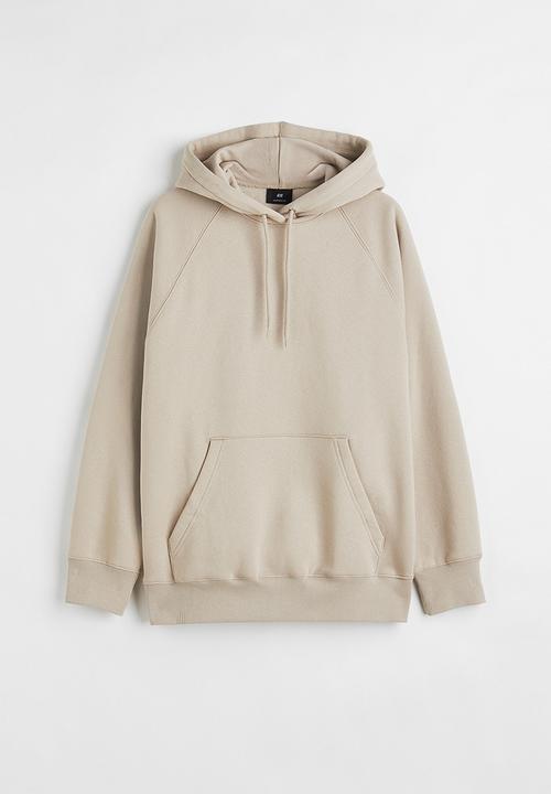 H&M - Oversized fit hoodie - greige