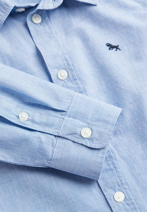 H&M - Cotton shirt - light blue