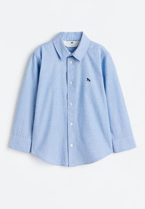 H&M - Cotton shirt - light blue