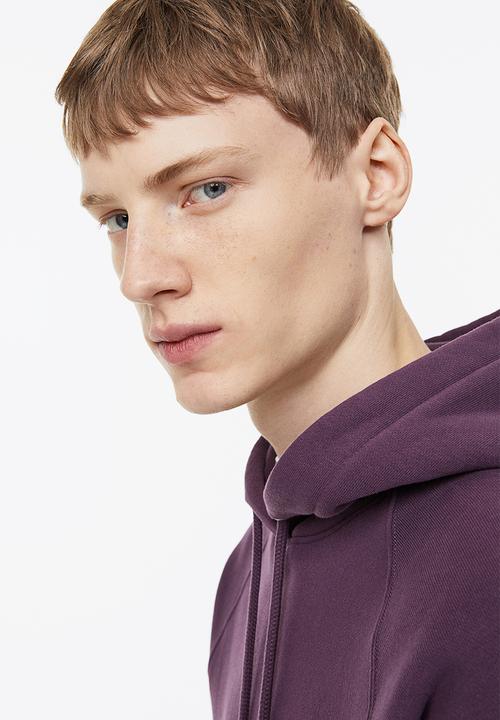 H&M - Oversized fit hoodie - dark purple