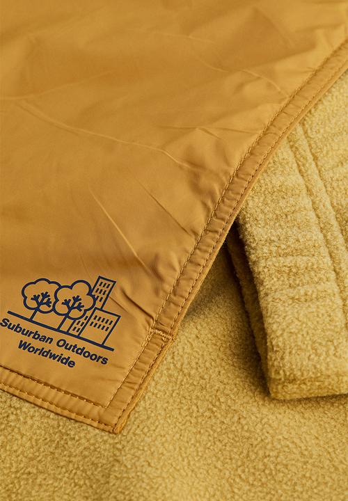 H&M - Oversized fit fleece top - dark yellow