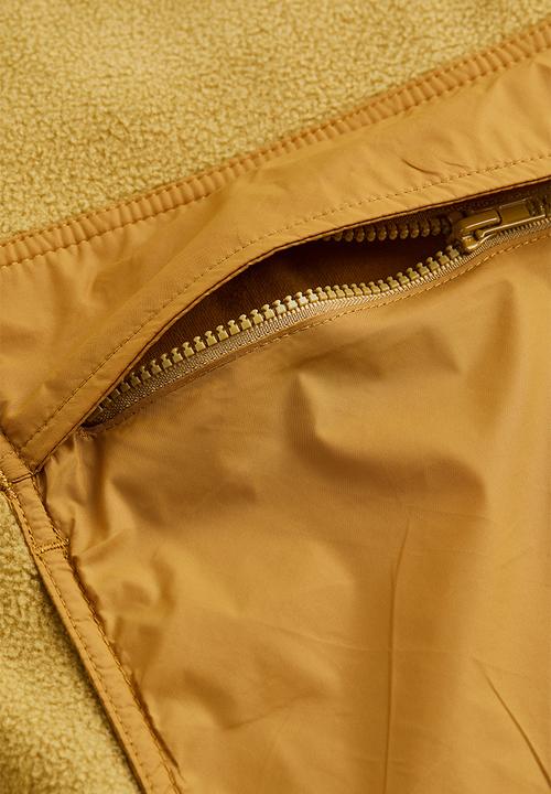 H&M - Oversized fit fleece top - dark yellow