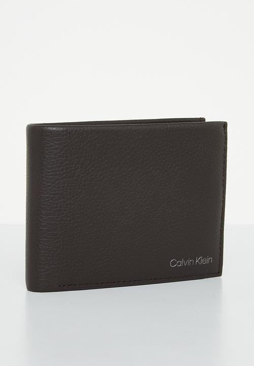 Calvin Klein - Warmth trifold 10cc w/coin l - dark brown