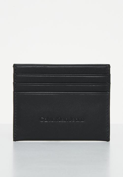 Calvin Klein - Monogram soft cardholder 6cc - black