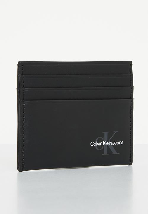 Calvin Klein - Monogram soft cardholder 6cc - black