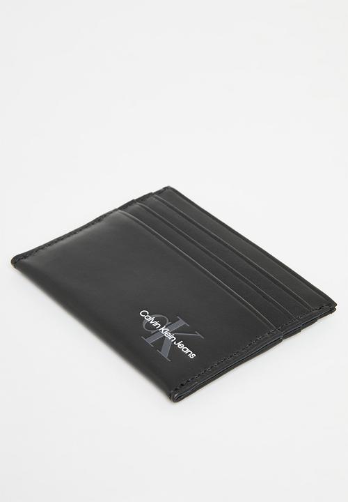 Calvin Klein - Monogram soft cardholder 6cc - black