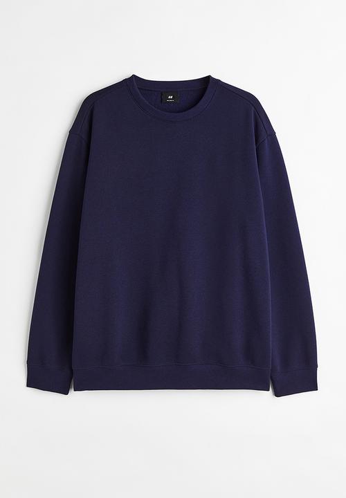 H&M - Relaxed fit sweatshirt - dark blue