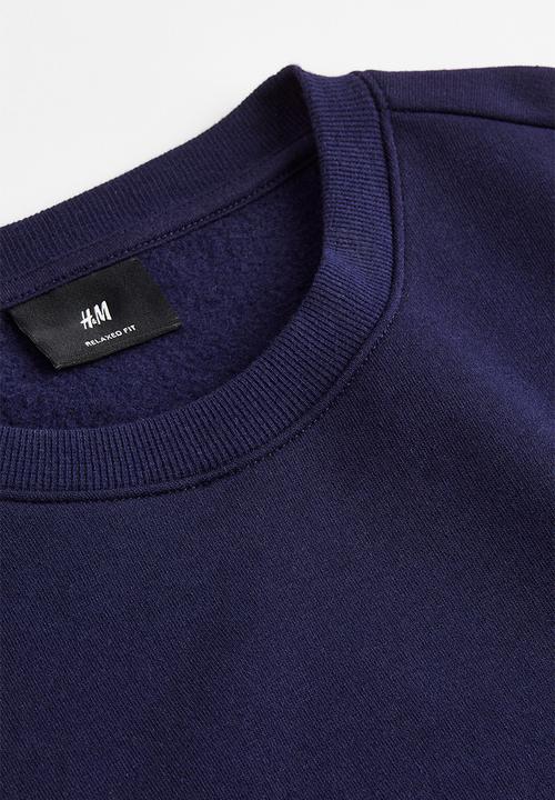 H&M - Relaxed fit sweatshirt - dark blue