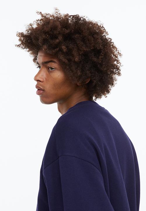 H&M - Relaxed fit sweatshirt - dark blue