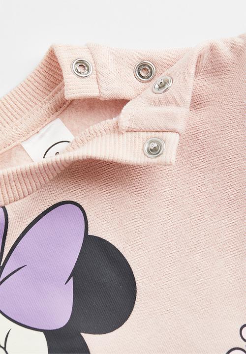 H&M - 2-Piece sweatshirt set - light pink/minnie mouse