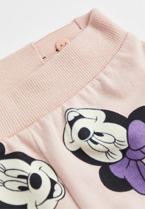 H&M - 2-Piece sweatshirt set - light pink/minnie mouse
