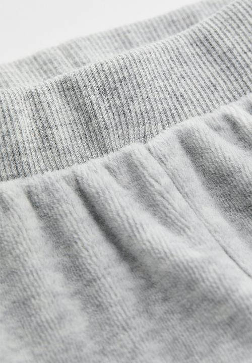 H&M - Velour joggers - light grey