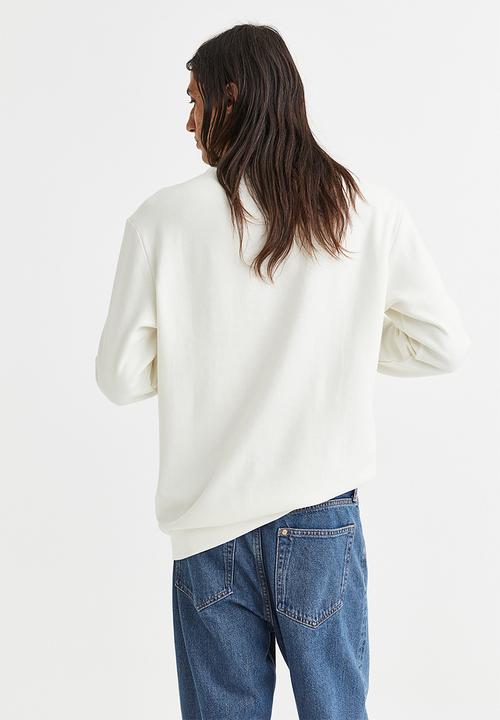 H&M - Regular fit printed sweatshirt - white/south park