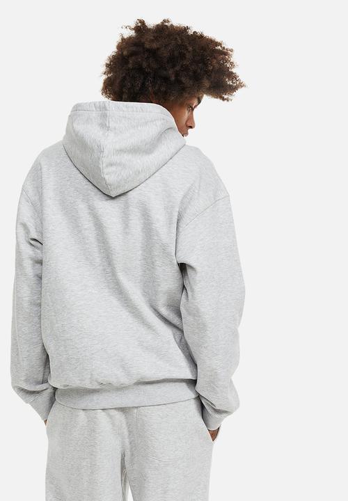 H&M -  Relaxed fit hoodie - light grey marl