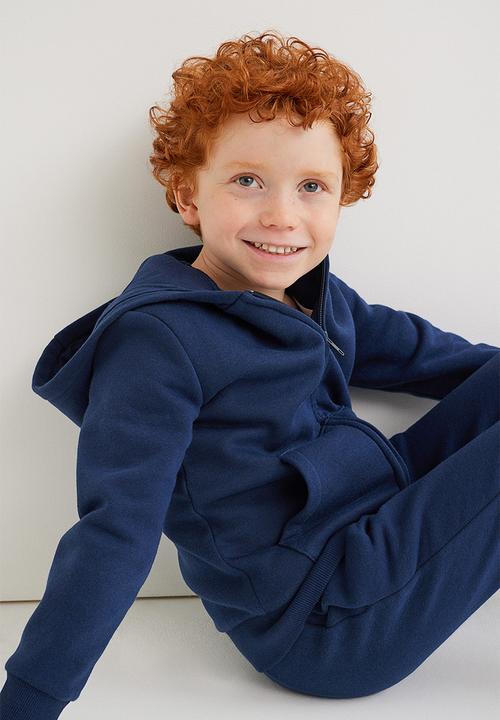 H&M - Zip-through hoodie - navy