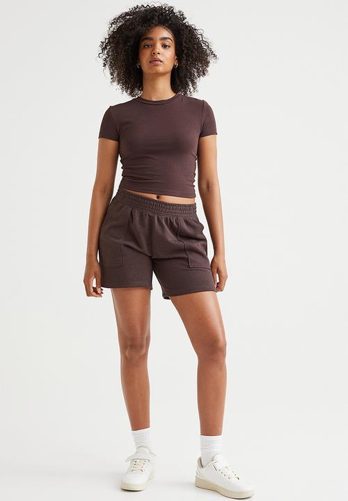 H&M - Cropped top - brown