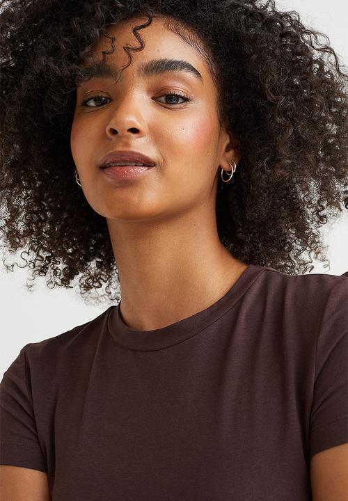 H&M - Cropped top - brown