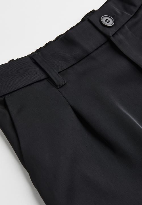 H&M - Wide trousers - black
